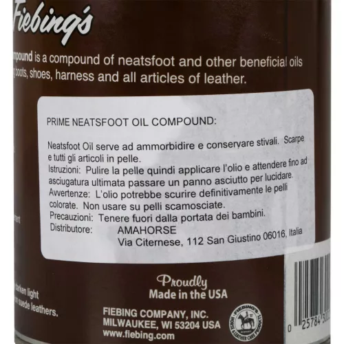FIEBING'S PRIME NEATSFOOT OLJ 946 ML