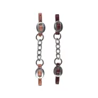 1/2" Latigo Kurb Egylánc SS Csattal, one size, sötétbarna