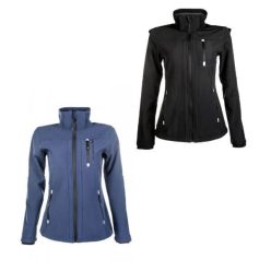 HKM Sport női softshell lovaglókabát - sötétkék, 128