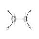 NATHE FULL CHEEK GAG KANTÁR 20MM FLEXIBILIS MULLEN SZÁJ