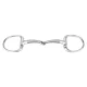 SATINOX EGGBUTT BIT 14 MM SINGLE JOINTED STAINLESS STEEL