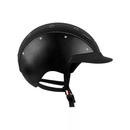 CAP CASCO MASTER 6 BŐRBŐL KÉSZÜLT OLDALAKKAL ÉS ZSÁKOS KÖZÉPPONTBAN, S (54-56 cm), fekete