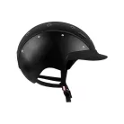 CAP CASCO MASTER 6 BŐRBŐL KÉSZÜLT OLDALAKKAL ÉS ZSÁKOS KÖZÉPPONTBAN, S (54-56 cm), fekete