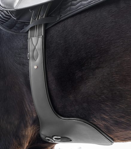 Waldhausen hasvédős heveder - 120 cm, fekete