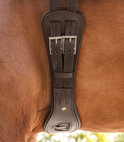 Waldhausen bőr díjlovas heveder -barna, 70 cm