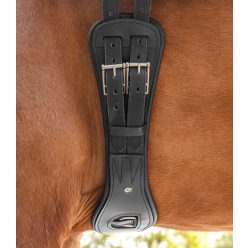 Waldhausen bőr díjlovas heveder -fekete, 75 cm