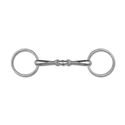 Waldhausen kétszer tört csikózabla - 18 mm, 14.5 cm