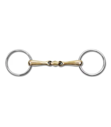 Waldhausen Cupris kétszer tört csikózabla - 13.5 cm