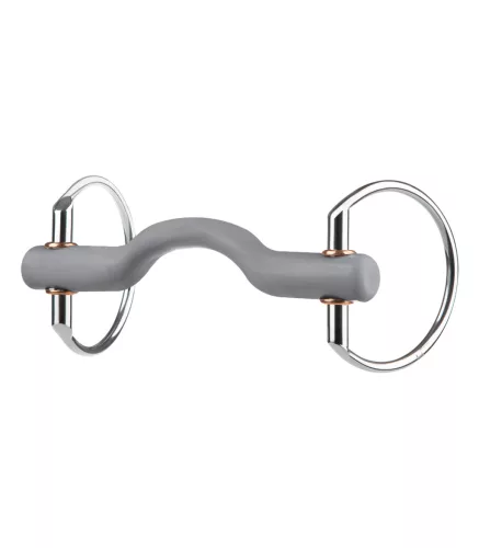 Beris Tongue Port olív zabla - 14 cm, puha