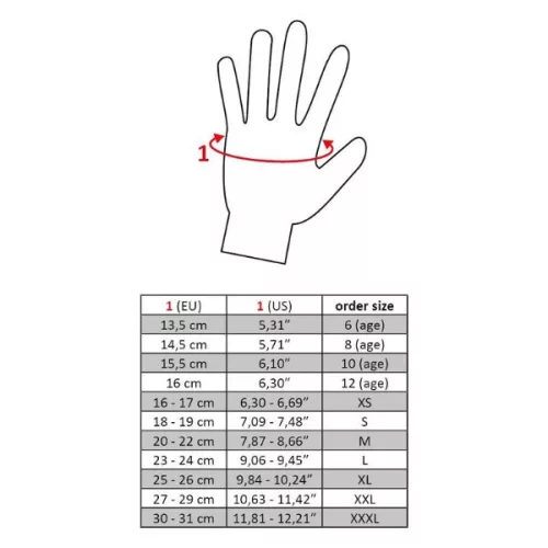 HKM Grip téli lovaglókesztyű - S