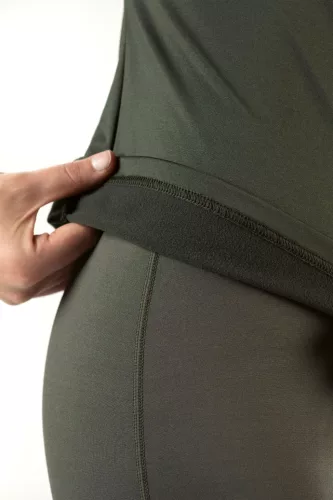 HKM Basic női funkciós hosszú ujjú - sötétzöld, XL