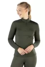 HKM Basic női funkciós hosszú ujjú - sötétzöld, XL