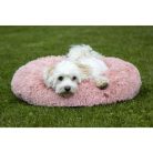 HKM Fluffy kutyaágy - L, halvány rózsaszín