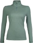 HKM Supersoft funkciós hosszú ujjú lovaglófelső - sötétzöld, XL