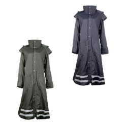 HKM Seattle női esőkabát lovagláshoz - sötétkék, XXXL