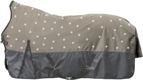 HKM Pittsburgh Stars magasított nyakú karámtakaró 300g - szürke, 155 cm