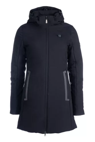 HKM Elegant fűthető női lovaglókabát - sötétkék, M