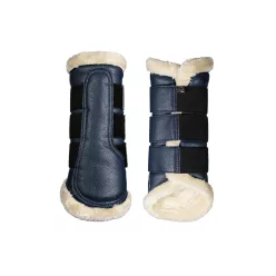 HKM Comfort Premium Fur ínvédő - sötétkék, XL