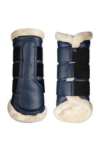 HKM Comfort Premium Fur ínvédő - sötétkék, M