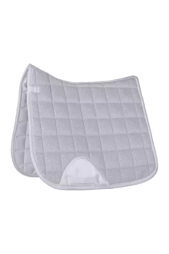 HKM Style Nyeregalátét -Glitter Mesh- Style fehér (1200) díjlovas