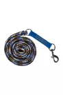 HKM Amalfi vezetőszár - karabinerel, kék (6500) 180 cm