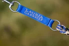 HKM Amalfi vezetőszár - karabinerel, kék (6500) 180 cm