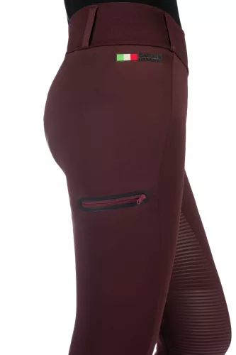 HKM Livigno teliszilikonos lovaglóleggings