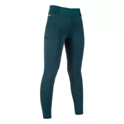   HKM Livigno teliszilikonos lovaglóleggings - sötétzöld, 40