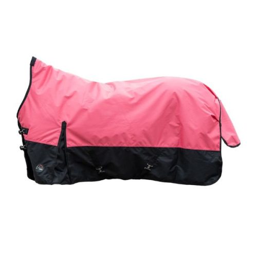 HKM Norwich 600D magasított nyakú karámtakaró 300g - pink, 115 cm