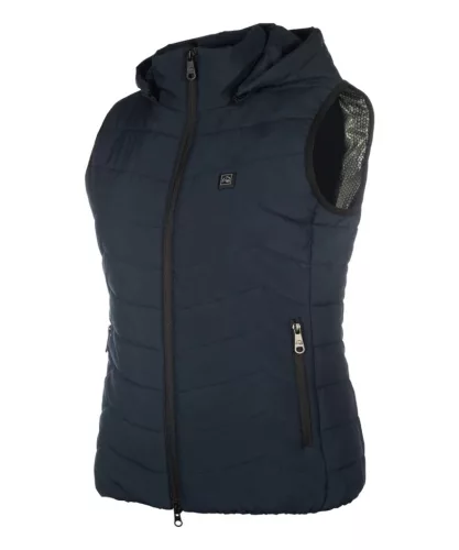 HKM High Temperature fűthető női lovaglómellény - sötétkék, XS