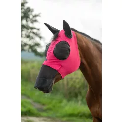 HKM Elastic légymaszk - pink, L
