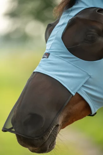 HKM Elastic légymaszk - világoskék, XXS