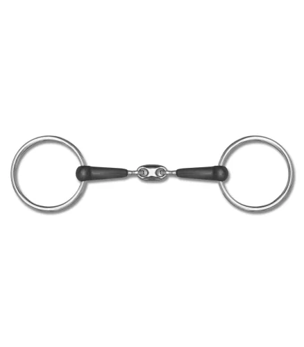Waldhausen kétszer tört gumis csikózabla - 13.5 cm