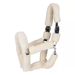 Waldhausen Cozy műszőrös kötőfék - Cob, natúr