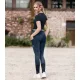 Elt Ella gyerek teliszilikonos lovagló leggings - 164, sötétkék