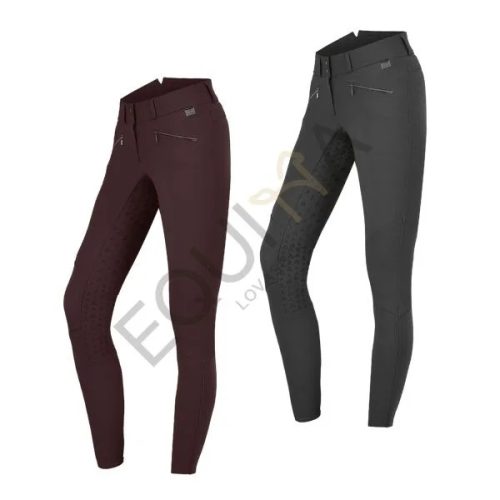 Elt Hella női teliszilikonos lovaglónadrág - sötétbarna, 40