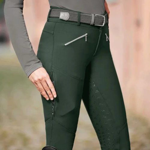 Elt Hella női teliszilikonos lovaglónadrág - sötétbarna, 40