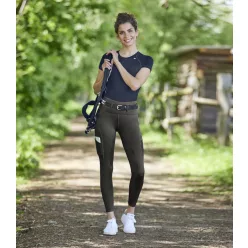   Elt Hanna magas derekú teliszilikonos lovagló leggings - iszapszürke, 34