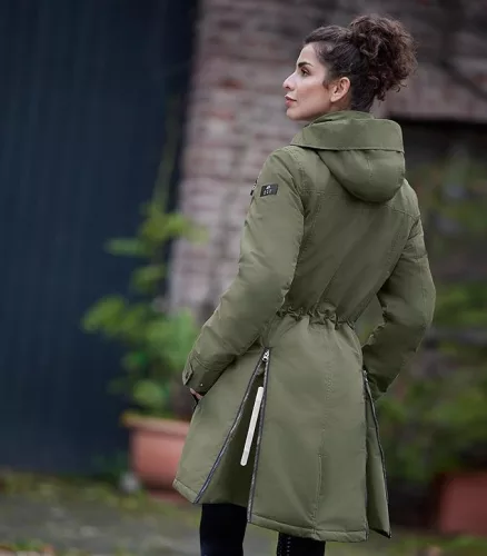 Elt Copenhagen téli parka - olíva, S