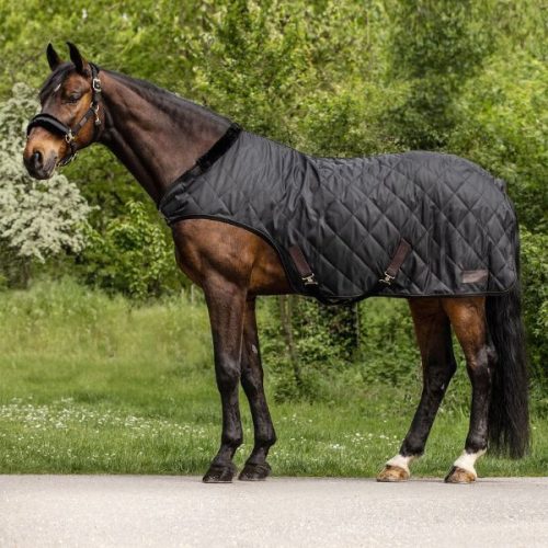 Waldhausen Exclusive jártató takaró - fekete, 145 cm