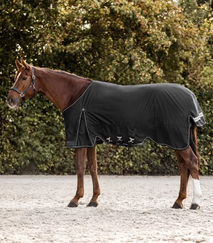 Waldhausen Scandic karámtakaró 100g - fekete, 125 cm