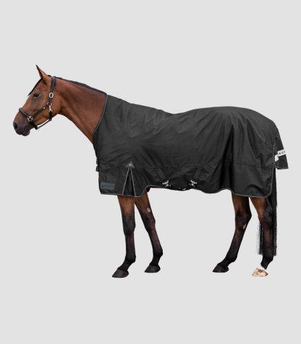 Waldhausen Arctic magasított nyakú karámtakaró 100g - fekete, 155 cm