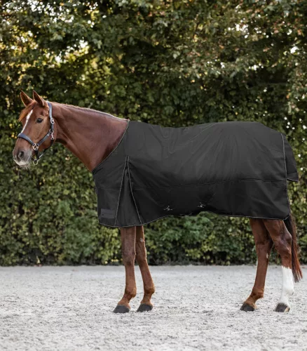 Waldhausen Nordic karámtakaró 300g - fekete, 125 cm