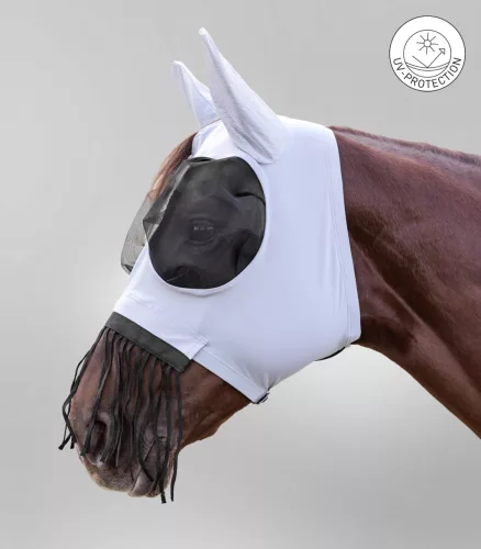 Waldhausen Puck Fringes légymaszk - ezüst, Xfull