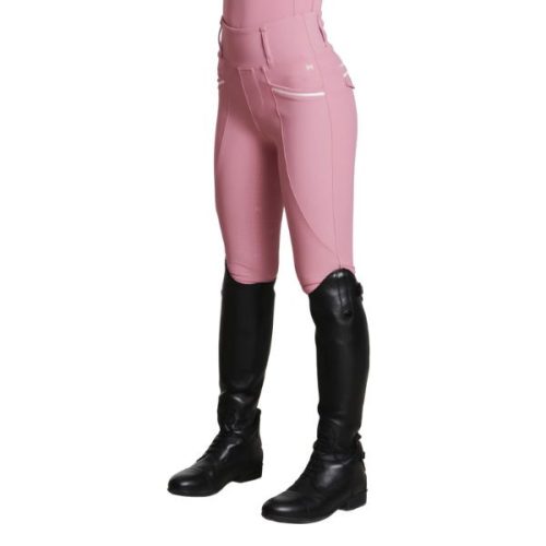 Maximilian YR Pro gyerek lovaglóleggings - pink, 5XS
