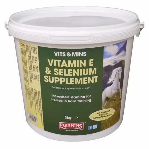 Vitamin E & Selenium Supplement - E-vitamin, szelén és lizin kiegészítő por - 1,5 kg vödör