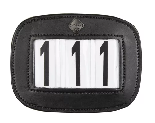 Saddle Number Holder Black