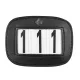 Saddle Number Holder Black