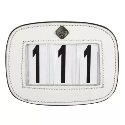 Saddle Number Holder White
