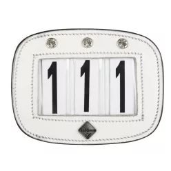 Saddle Number Holder Diamante White